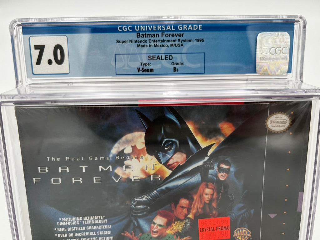 Batman Forever Super Nintendo - Sealed CGC 7.0