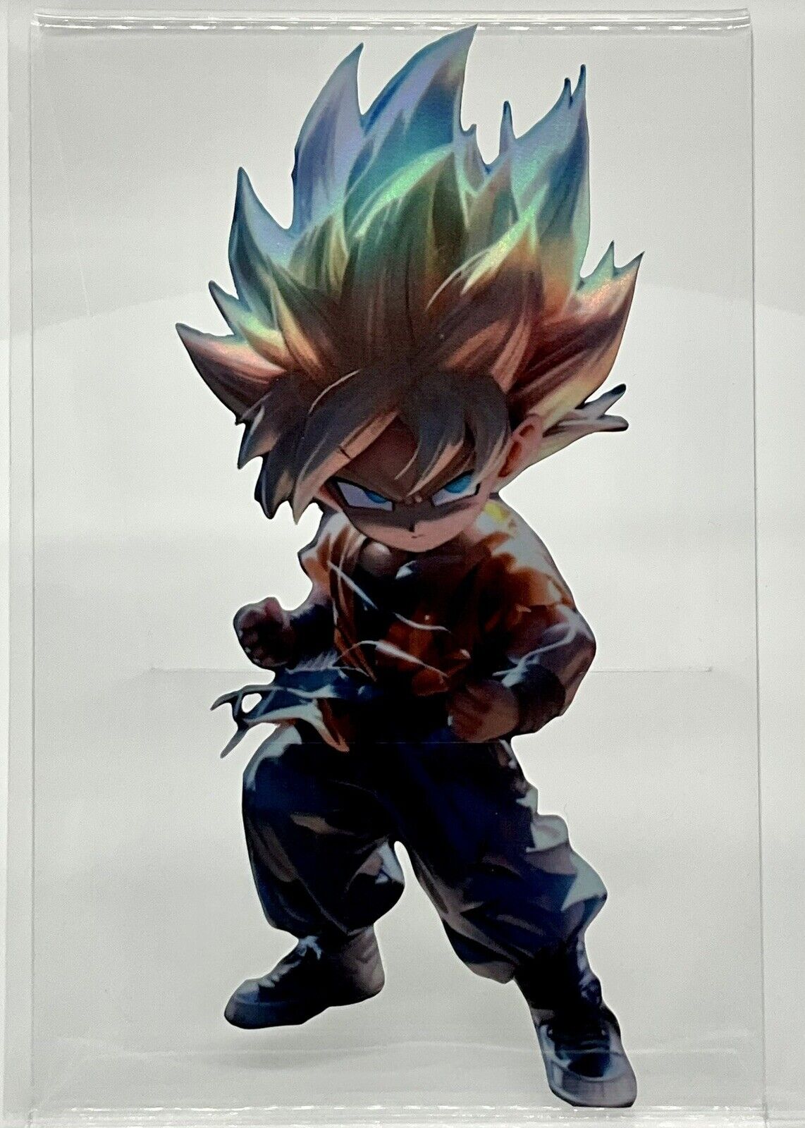 GOHAN DBZ HOLOGRAPHIC PREMIUM LAMINATED STICKER 5.5 X 3.5 IN DRAGON BALL Z