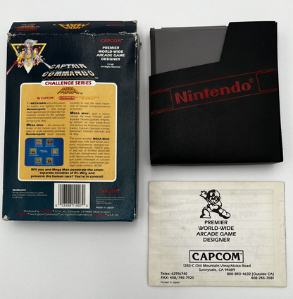 Mega Man #1 ORIGINAL Nintendo NES Complete in Box CIB RETRO VIDEO GAME