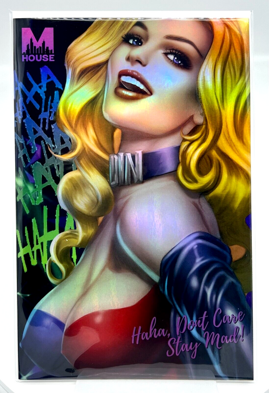 M House Harley Quinn Alfret Le Virgin Foil Limited Edition 20 Melinda’s Comics