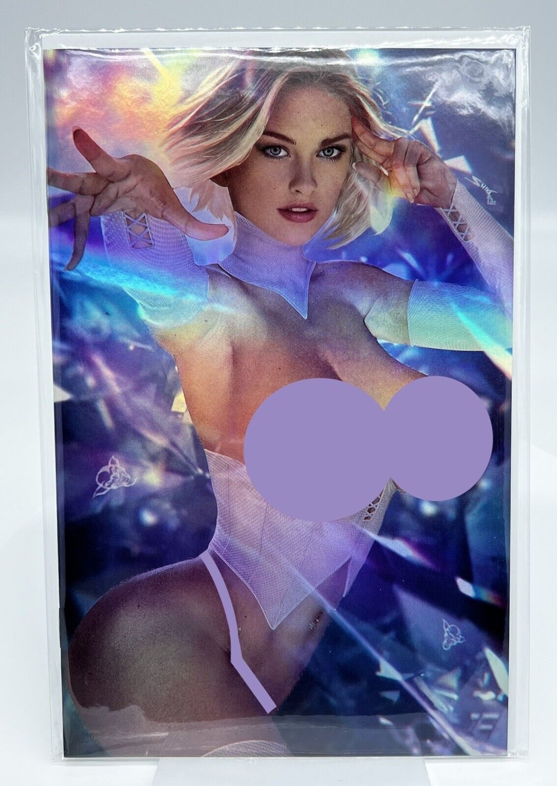 TOTALLY RAD EMMA FROST SHIKARII FOIL LIMITED EDITION 10  X-MEN WHITE QUEEN