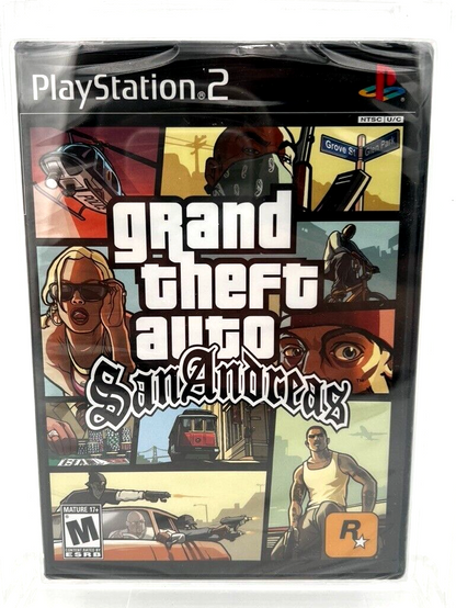Grand Theft Auto San Andreas Trilogy PS2 Playstation NEW SEALED GRADED WATA 9.6