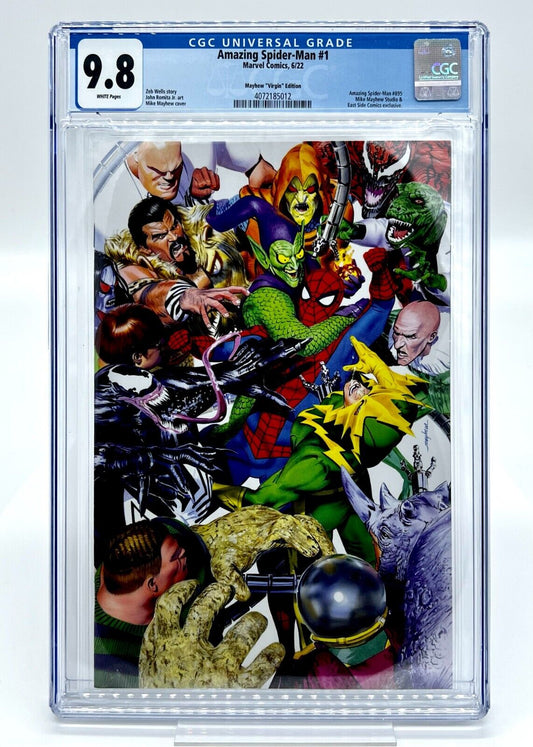 AMAZING SPIDER-MAN #1 MIKE MAYHEW VIRGIN LIMITED EDITION 1000 GRADED CGC 9.8