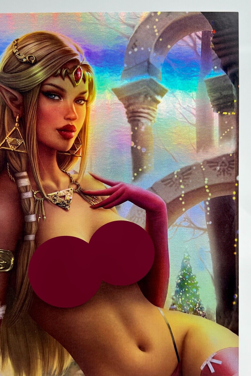 Power Hour #1 Princess Zelda  Sun Khamunaki FOIL LIMITED PUBLISHER EDITION #2/5