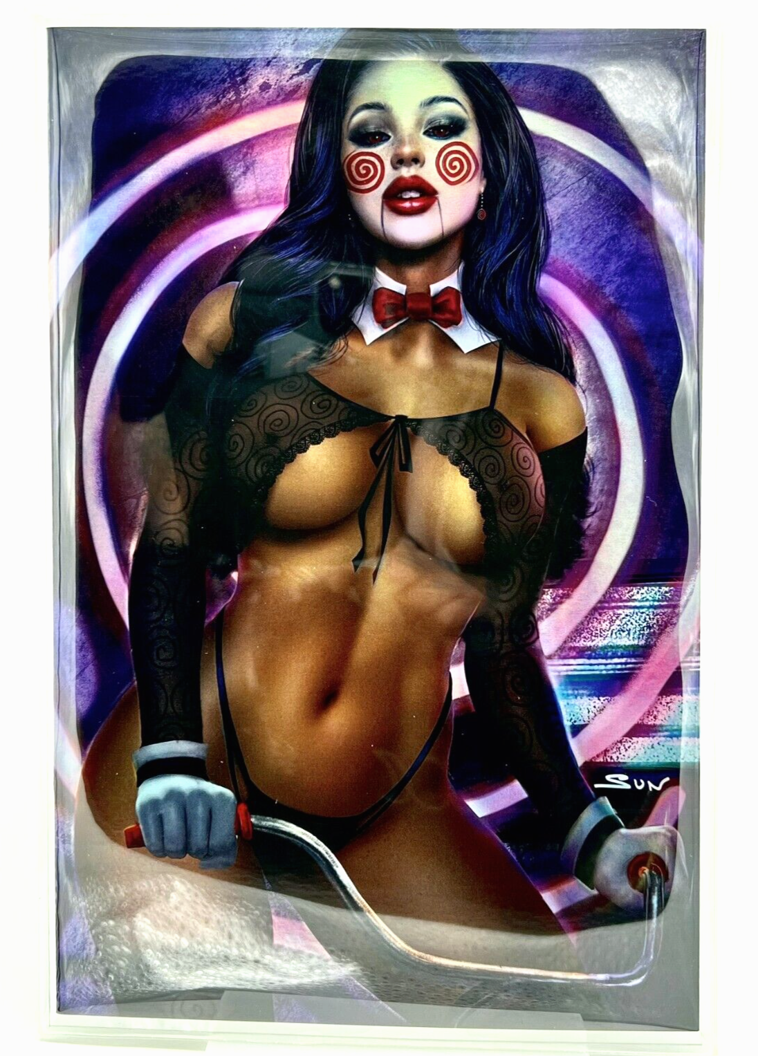 PUMPKIN #2 JIGSAW SAW MOVIE COSPLAY SUN KHAMUNAKI VIRGIN FOL LIMITED EDITION 3O