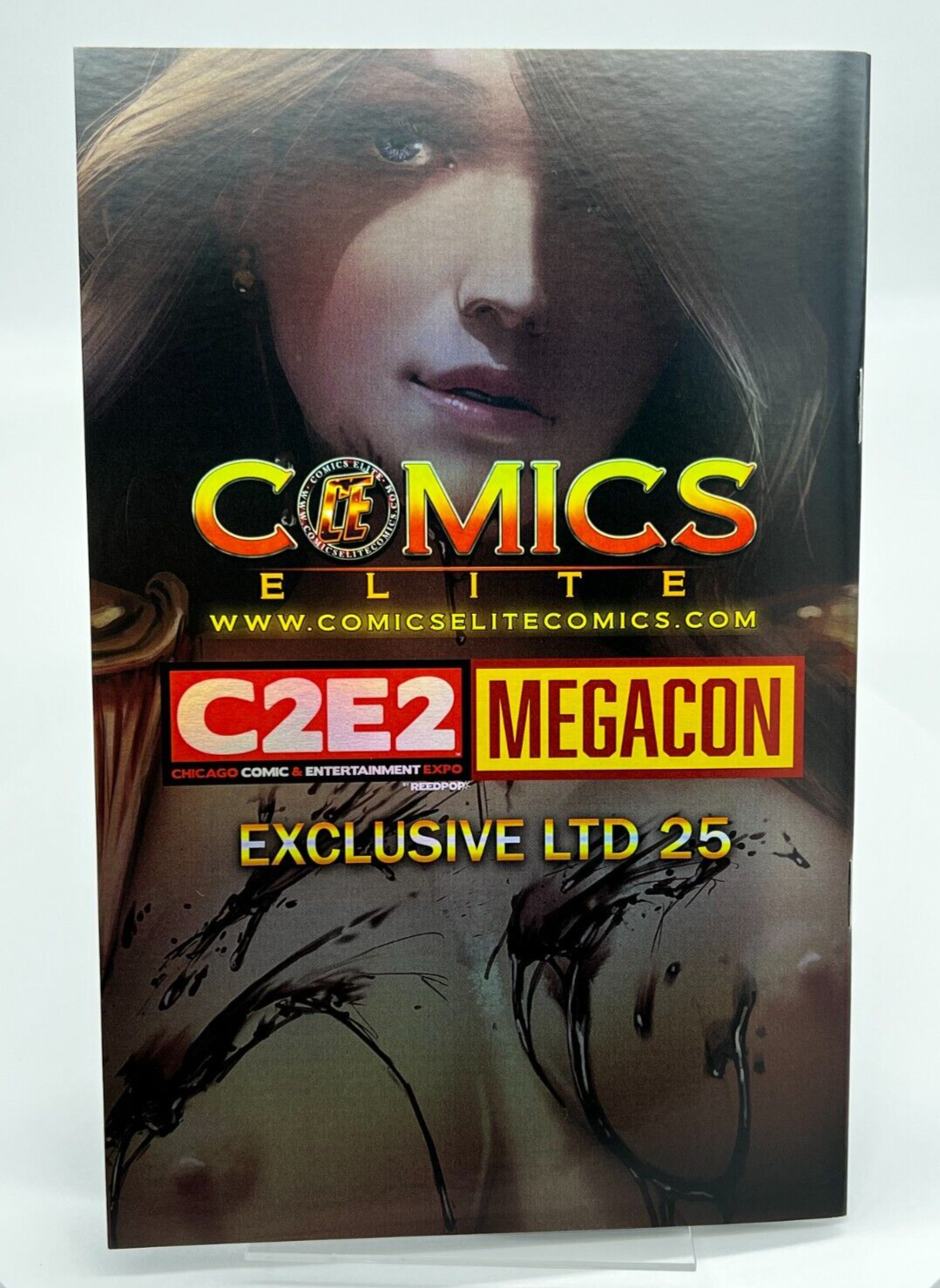 BORN OF BLOOD #5 CLOSE UP SIDNEY AUGUSTO VIRGIN FOIL LIMITED #23/25 MEGACON