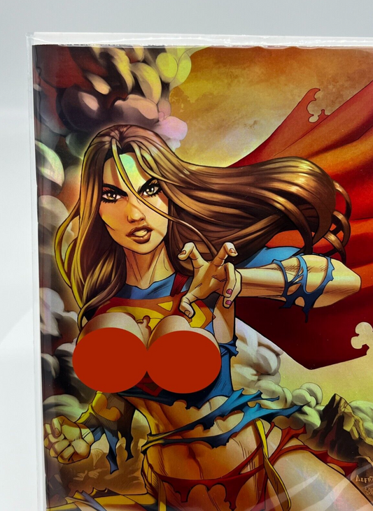 M House Supergirl Alfret Le VIRGIN FOIL LIMITED EDITION TO 20 Melinda's Comics