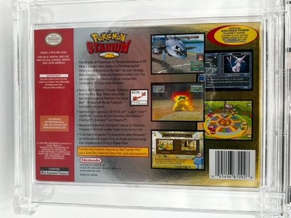 Pokemon Stadium 2 FOIL N64 Nintendo 64 2000 CIB GRADED WATA 8.5
