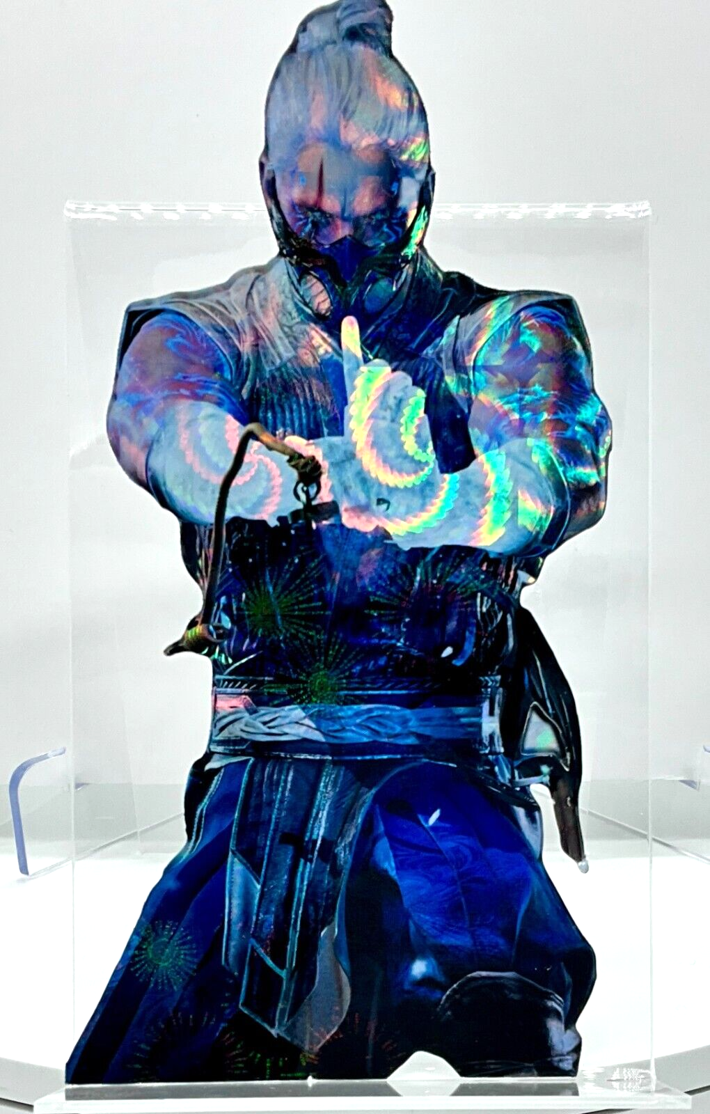 MORTAL KOMBAT SUBZERO HOLOGRAPHIC PREMIUM VINYL STICKER 7"x4" SCORPION