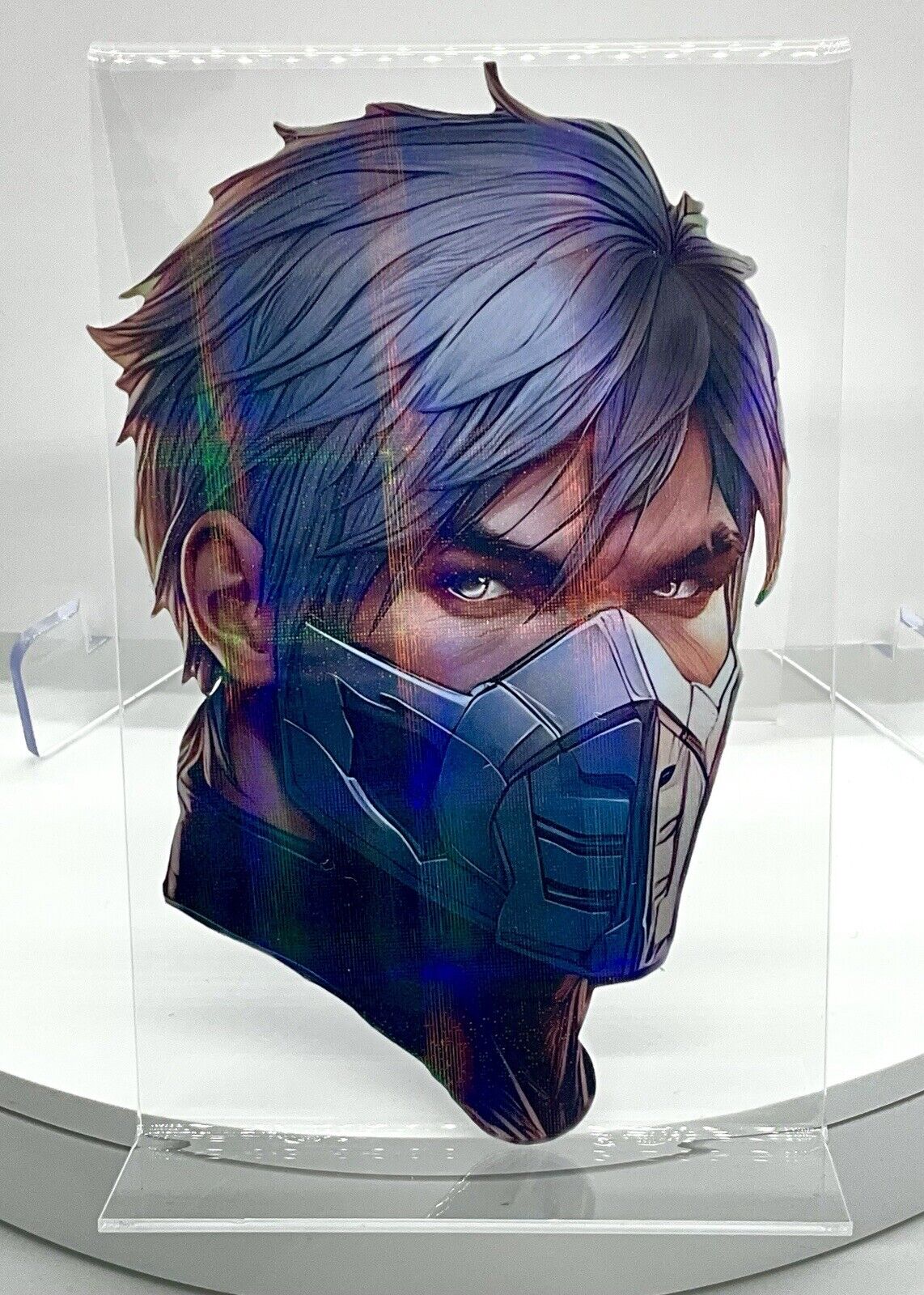 MORTAL KOMBAT SUBZERO HOLOGRAPHIC PREMIUM VINYL STICKER 6"x4" SCORPION