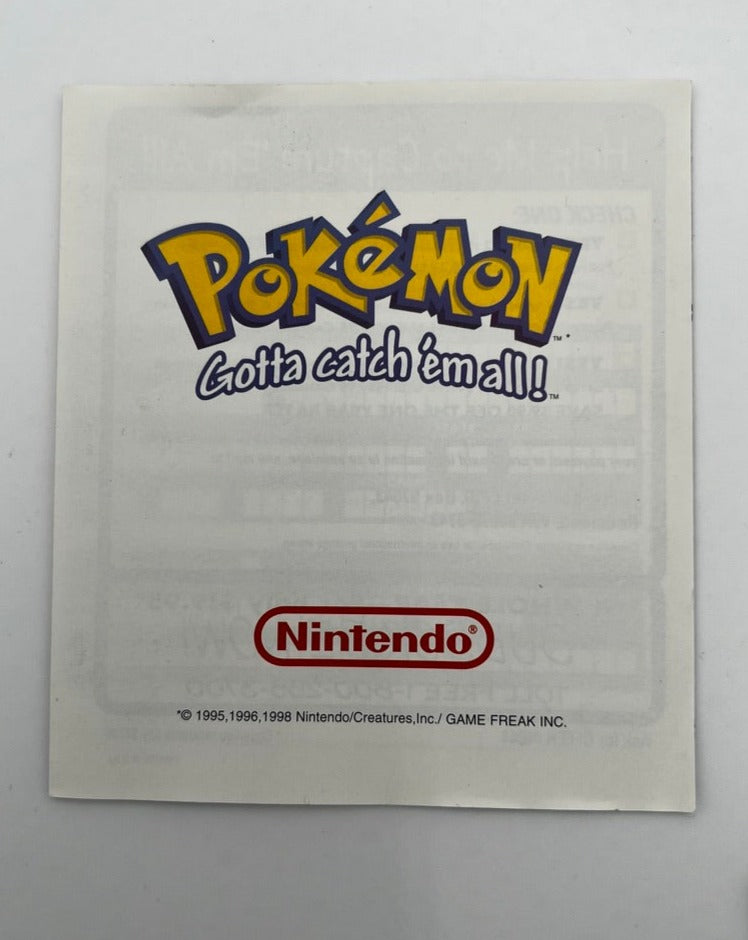 Pokemon Red Version - Nintendo Gameboy