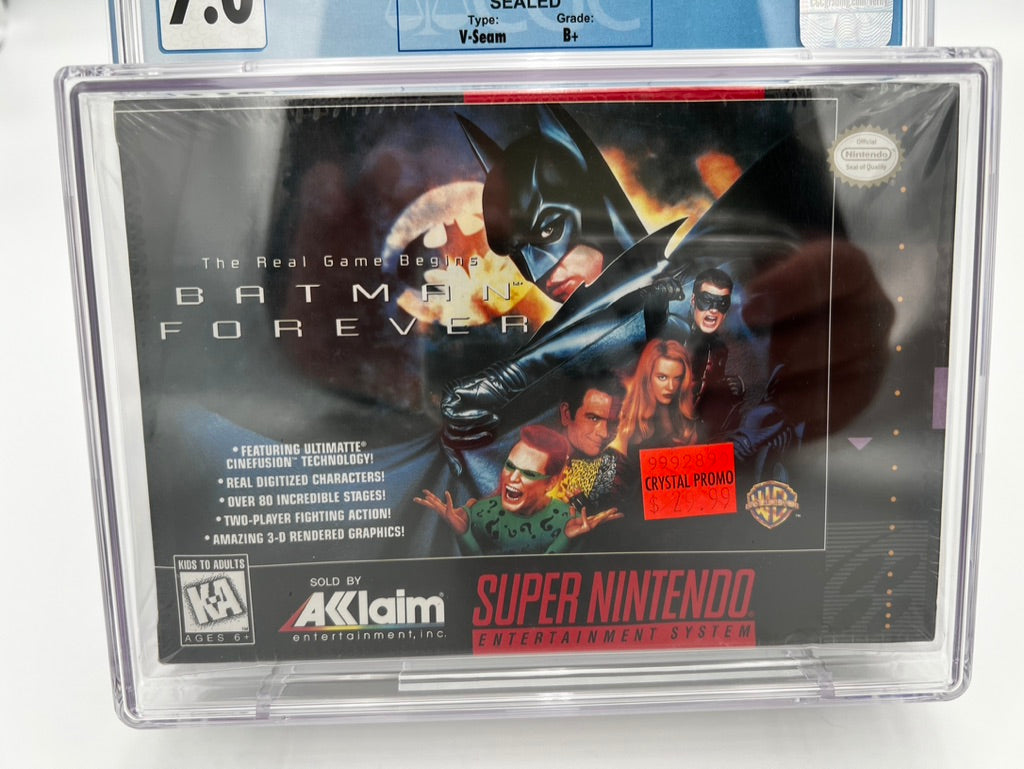 Batman Forever Super Nintendo - Sealed CGC 7.0