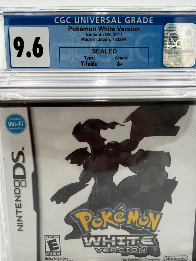 Pokemon White Version Nintendo DS - Sealed CGC 9.6