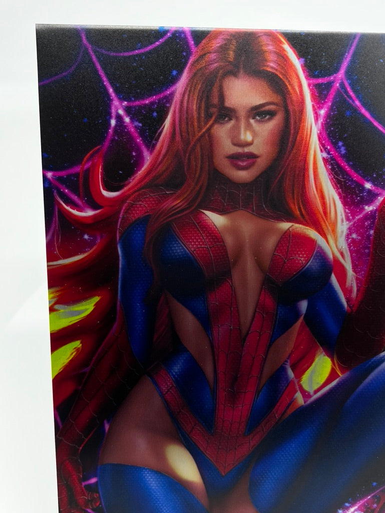 Con Artist Scarlett Webslinger Spider-Woman METAL - Sun Khamunaki Limited Edition
