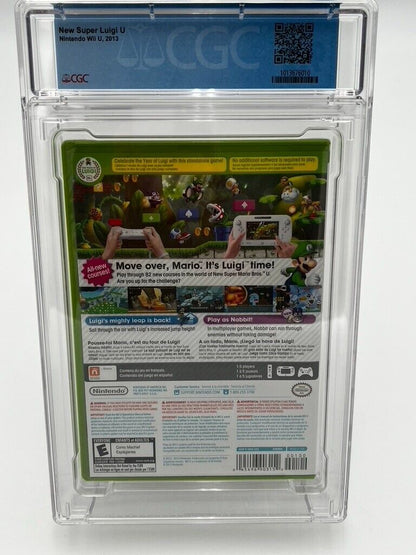 New Super Luigi U Nintendo Wii U NEW SEALED GRADED CGC 9.2 VIDEO GAME WATA