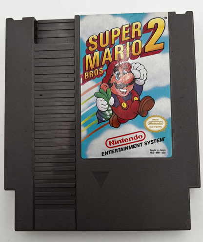 Super Mario Bros. 2 (Nintendo NES, 1988) COMPLETE IN BOX CIB RETRO VIDEO GAME