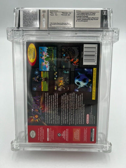 Legend of Zelda Majora's Mask N64 Nintendo 64 COLLECTORS EDITION GRADED WATA 8.5