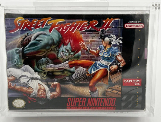 Street Fighter #2 Super Nintendo VIDEO GAME COMPLETE IN BOX CAPCOM CIB