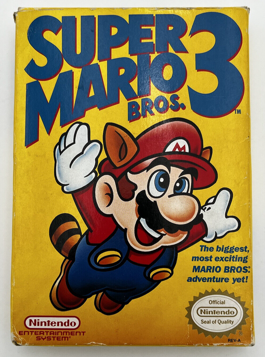 Super Mario BROS 3 OFFICIAL NINTENDO NES COMPLETE IN BOX CIB RETRO VIDEO GAME