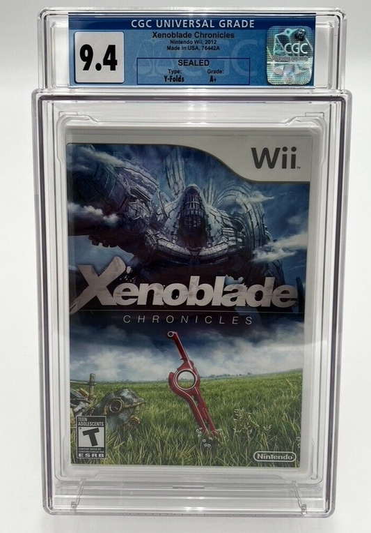 Xenoblade Chronicles Video Game for Nintendo Wii 2012 New Sealed Graded CGC 9.4