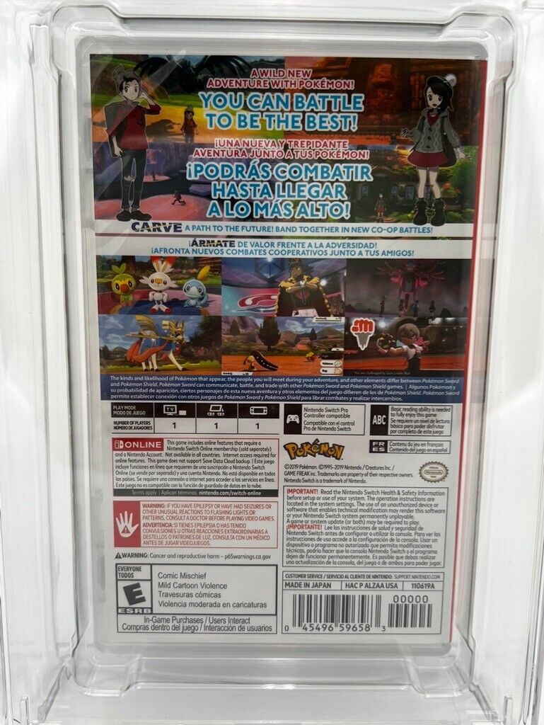 Pokemon Sword Nintendo Switch SEALED GRADED CGC 9.6 NEW VIDEO GAME