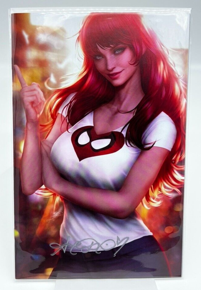 AMAZING SPIDER-MAN #27 MARY JANE VIRGIN SIGNED ARIEL DIAZ LIMITED 3000 COPIES
