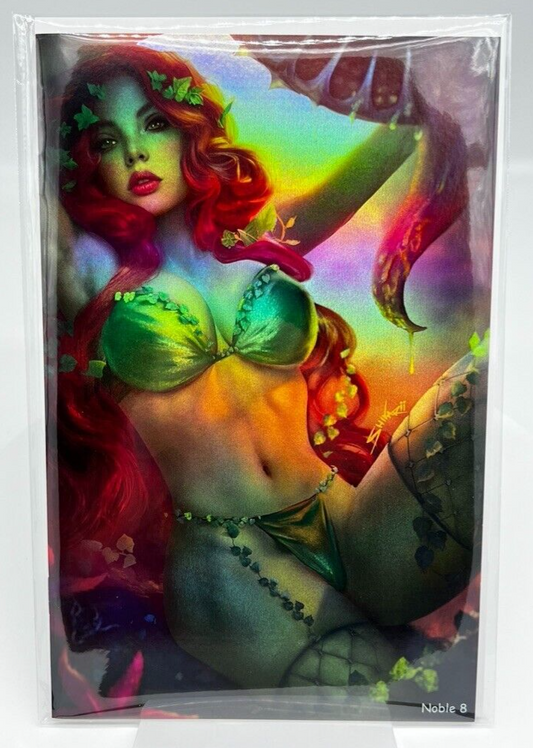 Totally Rad Poison Ivy Shikarii FOIL LIMITED EDITION ARTIST PROOF NOBLE #8/10