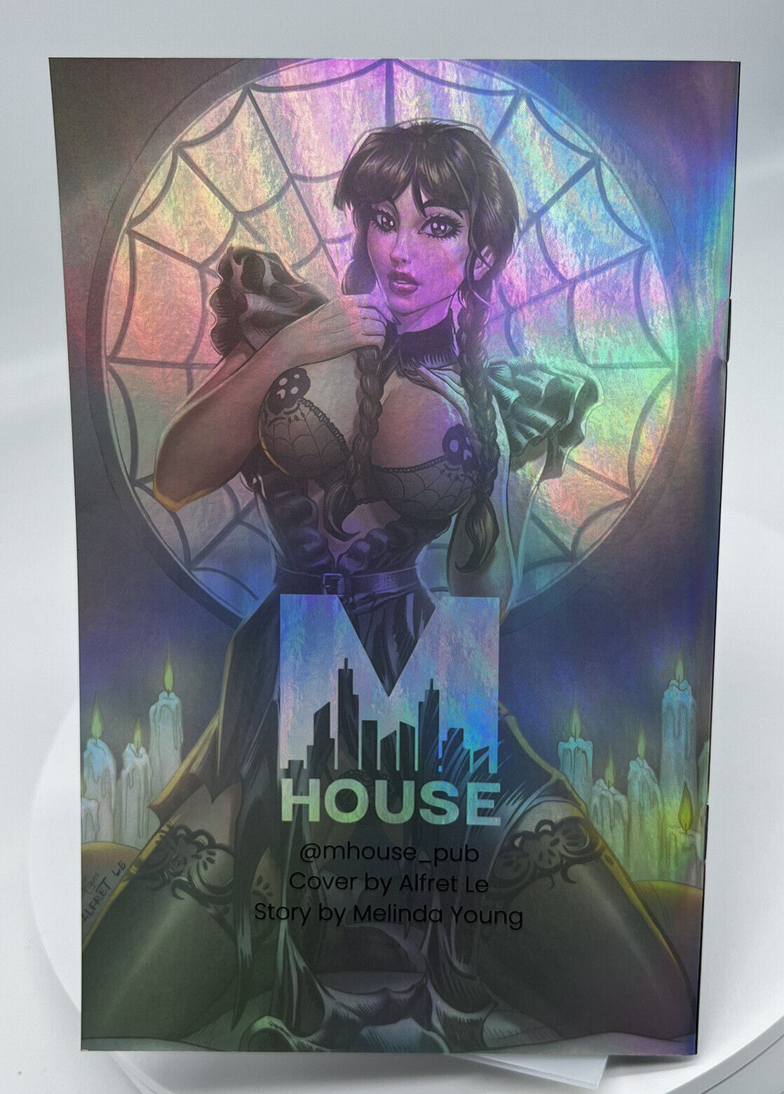 M House Wednesday Addams Alfret Le Virgin Foil Limited 20 Melinda’s Comics