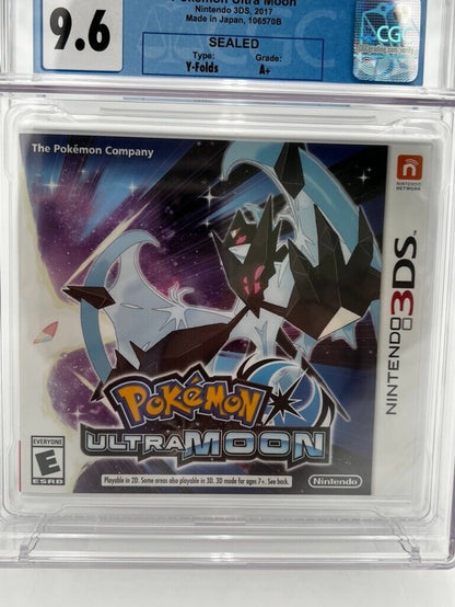 Pokemon Ultra Moon  Nintendo 3DS SEALED GRADED CGC 9.6 NEW VIDEO GAME