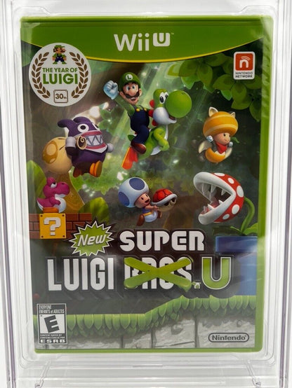 New Super Luigi U Nintendo Wii U NEW SEALED GRADED CGC 9.2 VIDEO GAME WATA