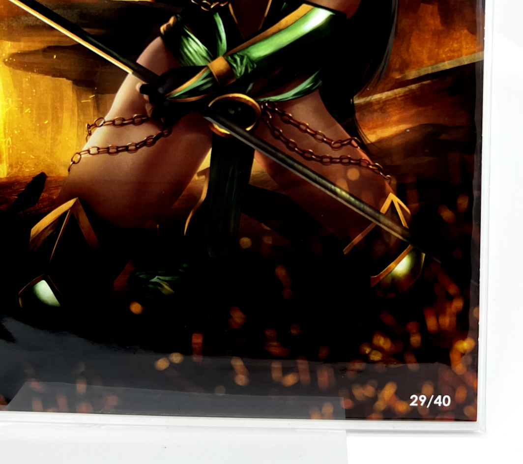 SAMURAI OF OZ #1 MORTAL KOMBAT JADE GASTON VIRGIN LIMITED EDITION #29/40 COPIES