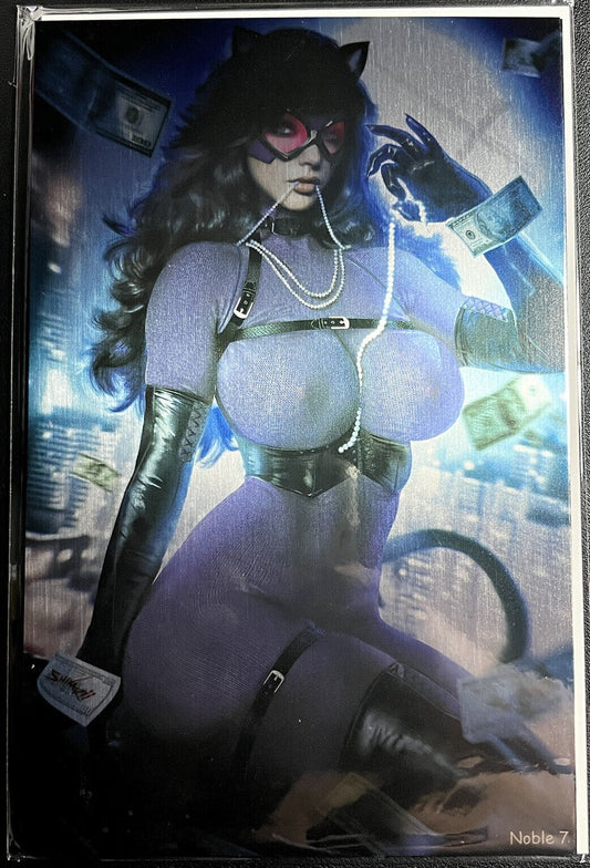 Totally Rad Catwoman Shikarii Metal LIMITED EDITION NOBLE AP ARTIST PROOF #9/10