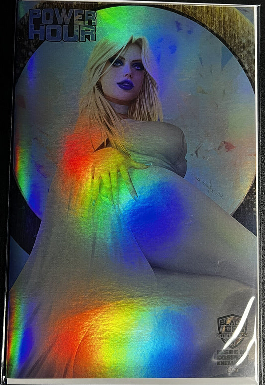 Power Hour #1 Ice Queen SIDNEY AUGUSTO Foil LIMITED #12 OF #20 Emma Frost X-Men