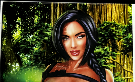 Power Hour #1 LARA CROFT Tomb Raider Fernando Rocha VIRGIN LTD ARTIST PROOF #3/5