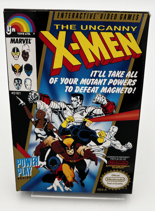 The Uncanny X-Men Nintendo NES 1989 Complete In Box CIB RETRO VIDEO GAME MARVEL