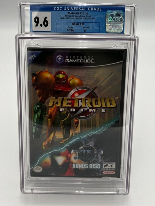 NEW Metroid Prime Echoes Bonus Disc VIDEO GAME GameCube SEALED GRADED CGC 9.6