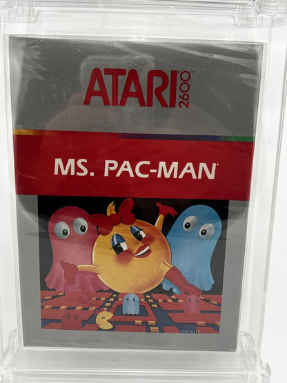 Ms. Pac-Man Video Game Atari 2600 1982 NEW SEALED GRADED WATA 7.5