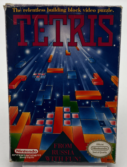 Tetris NES (ORIGINAL Nintendo, 1989) COMPLETE IN BOX CIB RETRO VIDEO GAME