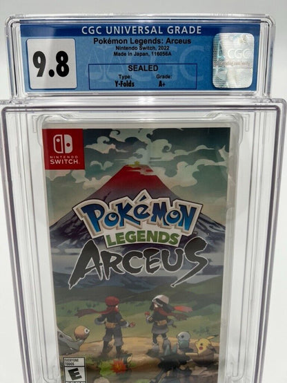 Pokemon Legends Arceus  Nintendo Switch NEW SEALED GRADED CGC 9.8 VIDEO GAME