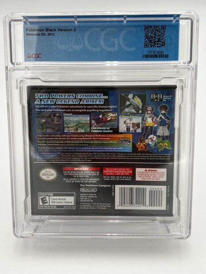 Pokemon Black Version 2 Nintendo DS SEALED GRADED 9.2