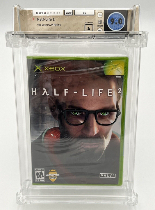 Half-Life 2 Video Game Xbox 2005 NEW SEALED GRADED WATA  9.0