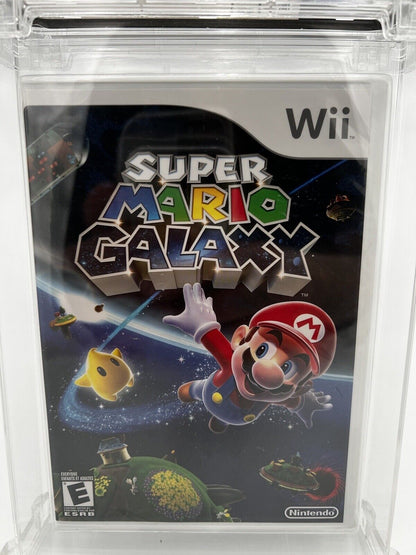 Super Mario Galaxy Video Game Nintendo Wii 2007 NEW SEALED GRADED 9.4 WATA