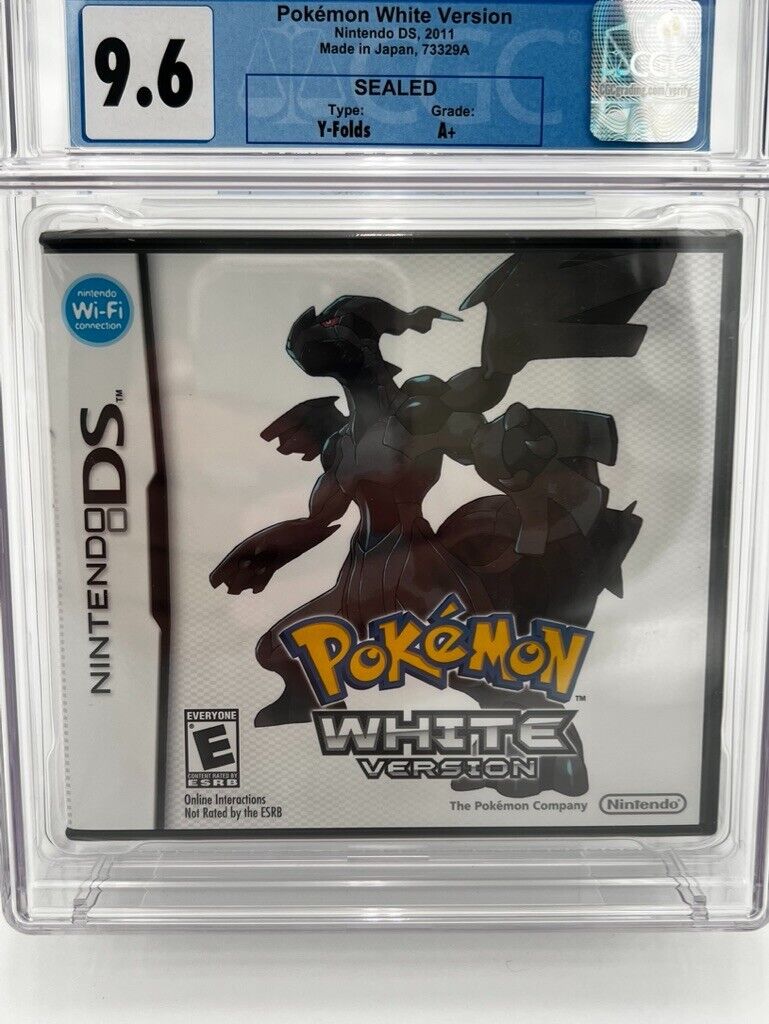 Pokemon White VERSION Nintendo DS SEALED GRADED CGC 9.6 NEW VIDEO GAME