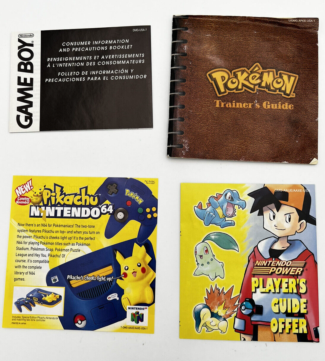 Pokemon Gold Version Nintendo Game Boy Color Video Game CIB Complete In Box 2000