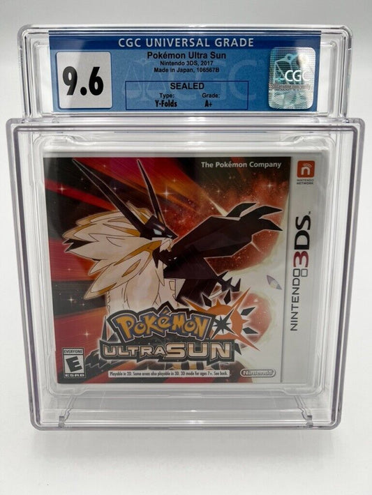 Pokemon Ultra Sun Nintendo 3DS NEW SEALED GRADED CGC 9.4 WATA VIDEO GAME