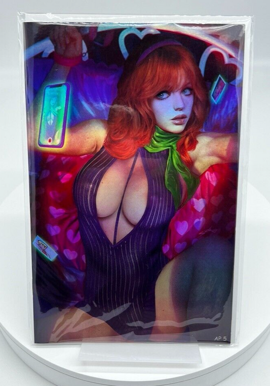 TOTALLY RAD MONSTERS DAPHNE SCOOBY DOO SHIKARII FOIL LIMITED ARTIST EDITION 5/10