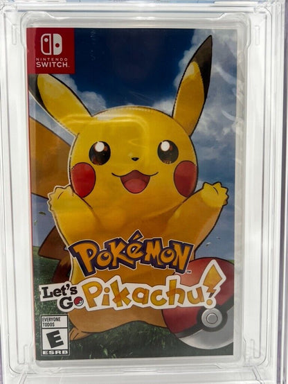 Pokemon Let's Go Pikachu for Nintendo Switch SEALED GRADED CGC 9.2 VIDEO GAME