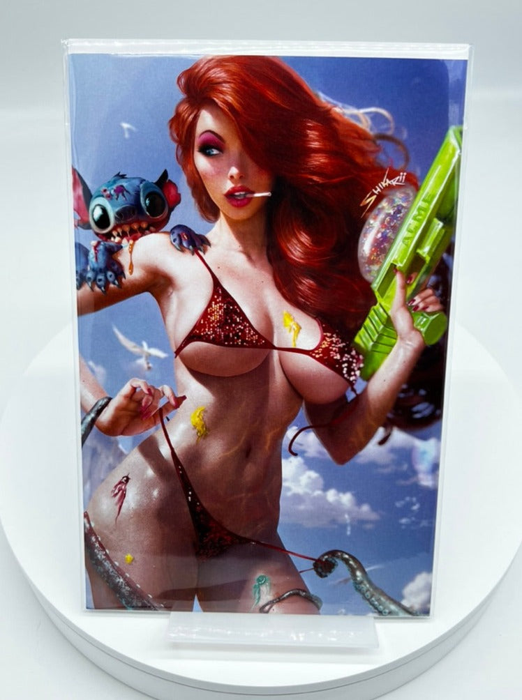 Jessi Zombie Witch Hunter Jessica Rabbit & Stitch Bikini Virgin - Shikarii