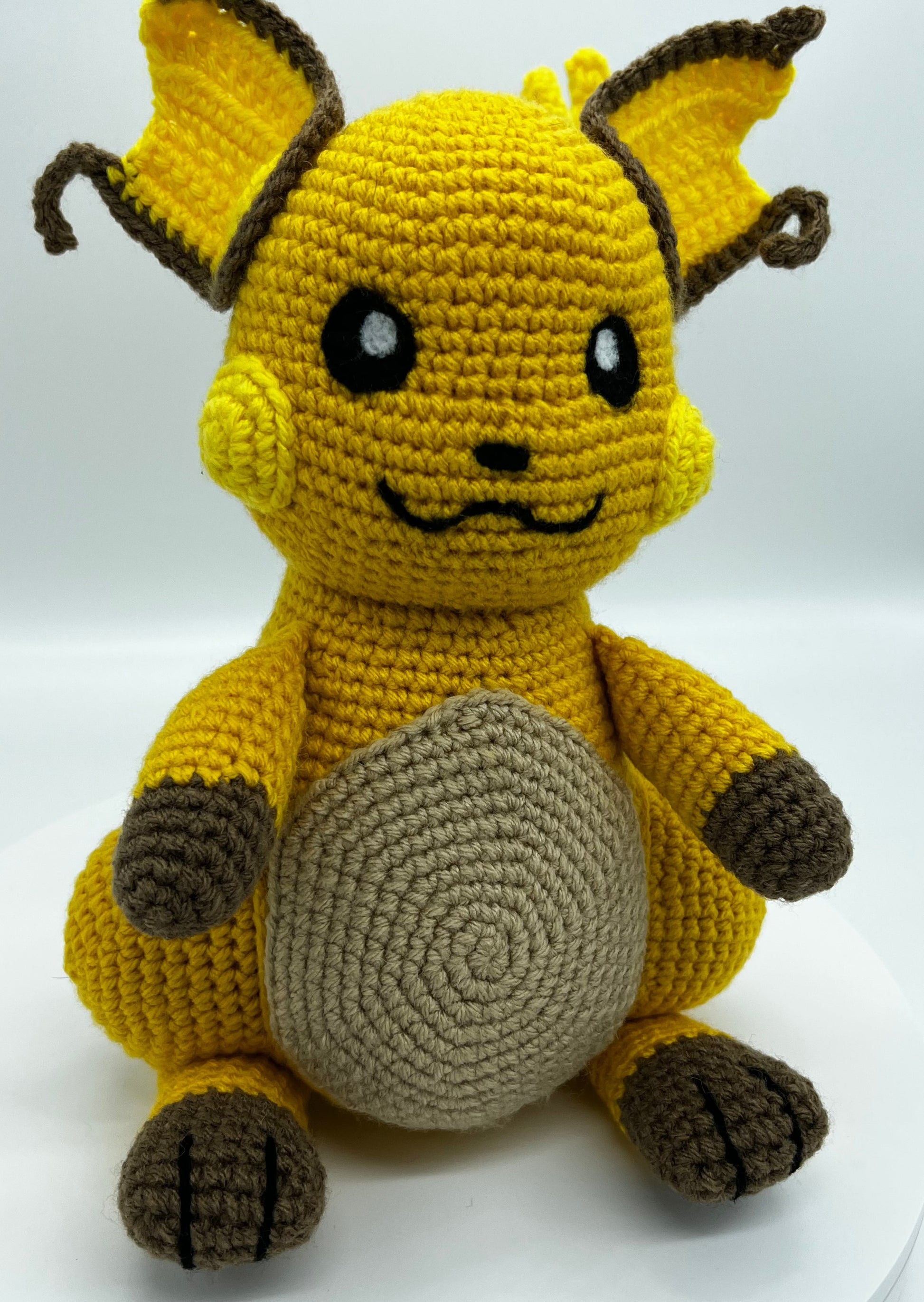 Raichu Pokemon Amigurumi - Perhandmade