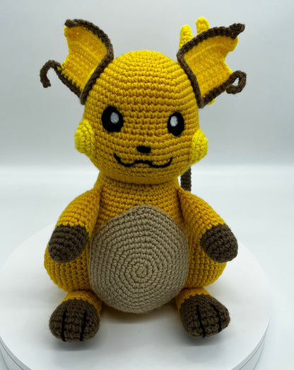 Raichu Pokemon Amigurumi - Perhandmade